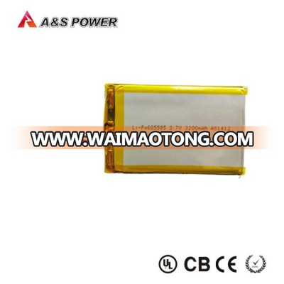 Rechargeable Lithium UPS Battery 3.7V 3200mAh Deep Cycle Battery