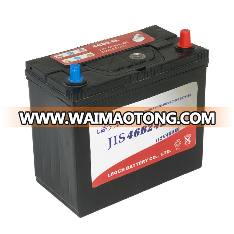 B24 Nx100-S6 (S) China Factory Supply JIS Standard Auto Battery